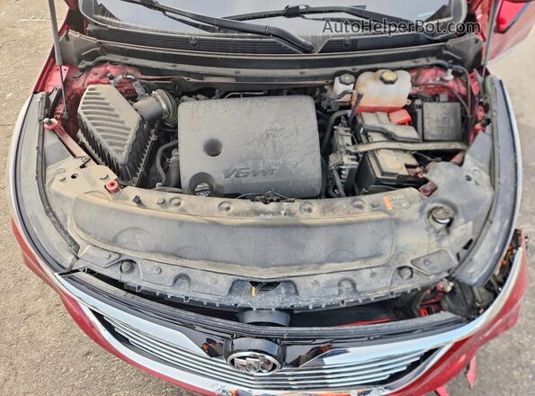5GAEVBKW2PJ197103 2023 BUICK ENCLAVE Red Widok komory silnika