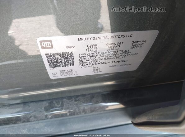 5GAEVBKW8PJ105587 2023 BUICK ENCLAVE Green Widok komory silnika