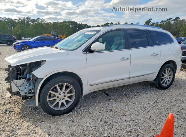 5GAKRBKD9GJ104552 2016 BUICK ENCLAVE Белый Передняя левая четверть
