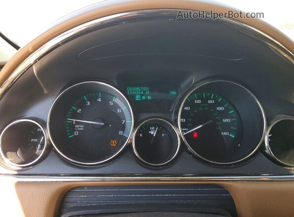 5GAKRCKD2GJ324489 2016 BUICK ENCLAVE Белый Вид щитка приборов