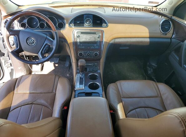 5GAKRCKD2GJ324489 2016 BUICK ENCLAVE Белый Вид панели приборов
