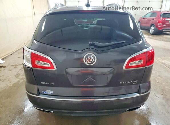 5GAKVBKD5GJ168356 2016 BUICK ENCLAVE Угольный Вид сзади