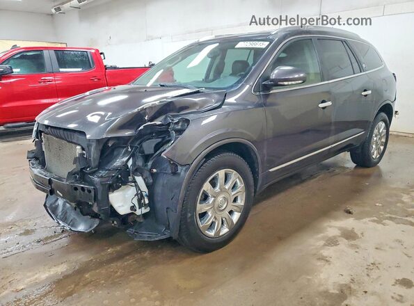 5GAKVBKD5GJ168356 2016 BUICK ENCLAVE Угольный Передняя левая четверть