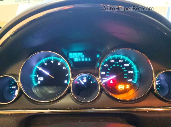 5GAKVCKD4GJ233817 2016 BUICK ENCLAVE Белый Вид щитка приборов