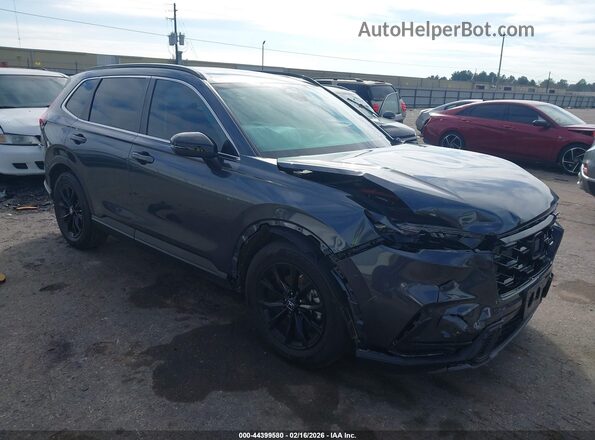 5J6RS5H50SL009758 2025 HONDA CR-V HYBRID Серый Передняя правая четверть