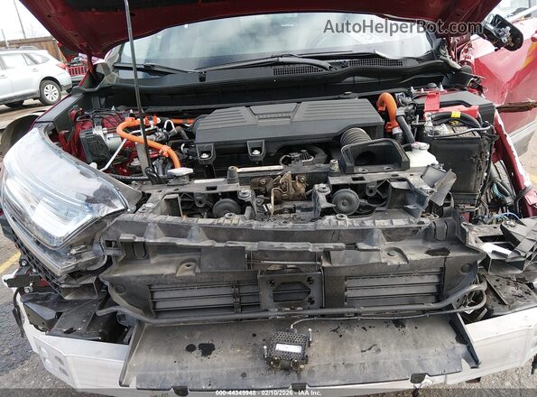 5J6RT6H94NL031854 2022 HONDA CR-V HYBRID Red Vista trasera