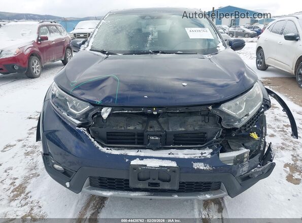 5J6RW2H8XKA019884 2019 HONDA CR-V Синий Вид задней части салона