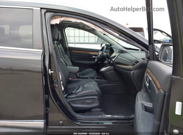 5J6RW2H94HL013083 2017 HONDA CR-V Черный Вид салона спереди