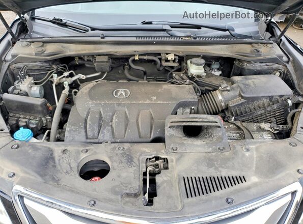 5J8TB4H51GL010805 2016 ACURA RDX Черный Вид подкапотного пространства