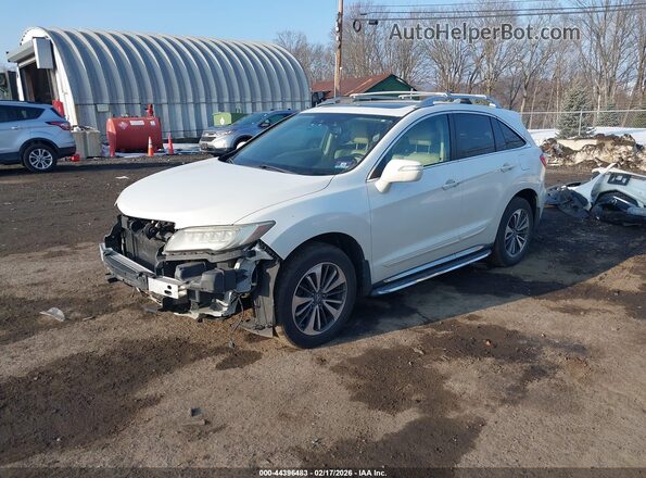 5J8TB4H71GL009896 2016 ACURA RDX White Առջևի ձախ երեք քառորդ տեսարան