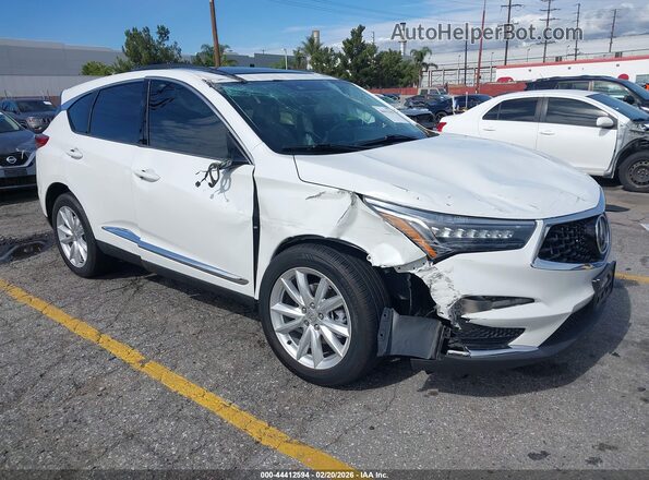 5J8TC1H36ML000163 2021 ACURA RDX Белый Передняя правая четверть