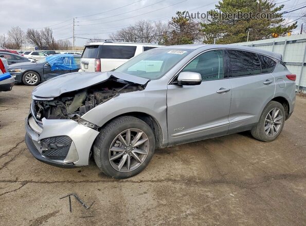 5J8TC1H58ML000845 2021 ACURA RDX Silver Առջևի ձախ երեք քառորդ տեսարան
