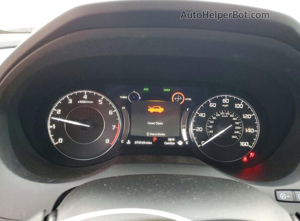 5J8TC1H58ML000845 2021 ACURA RDX Silver Սարքավորումների վահանակի տեսք
