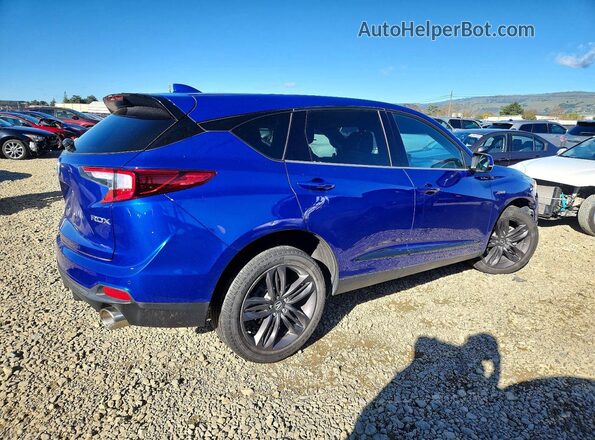 5J8TC1H64KL018166 2019 ACURA RDX Синий Задняя правая четверть