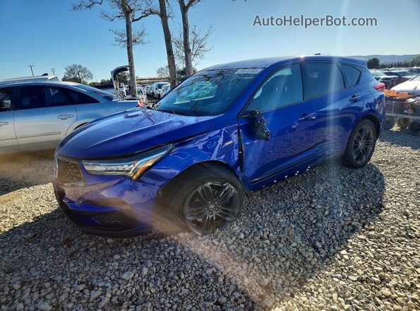 5J8TC1H64KL018166 2019 ACURA RDX Синий Передняя левая четверть