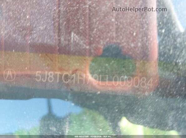 5J8TC1H79LL009084 2020 ACURA RDX Silver Engine compartment view