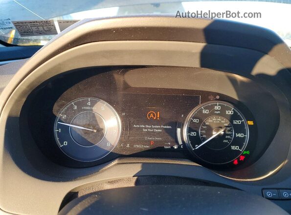 5J8TC2H38KL037685 2019 ACURA RDX Черный Вид щитка приборов