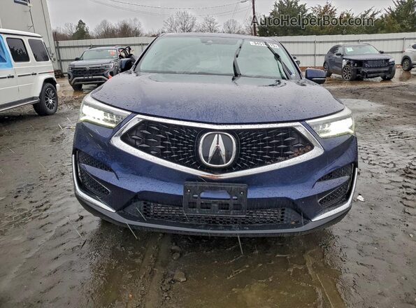 5J8TC2H56KL018845 2019 ACURA RDX Blue Vista frontal