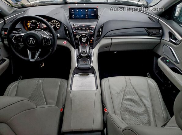 5J8TC2H56KL018845 2019 ACURA RDX Blue Vista del salpicadero