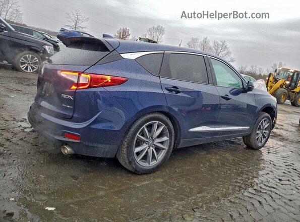 5J8TC2H56KL018845 2019 ACURA RDX Blue Trasero derecho