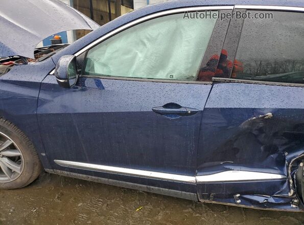 5J8TC2H56KL018845 2019 ACURA RDX Blue Vista interior delantera