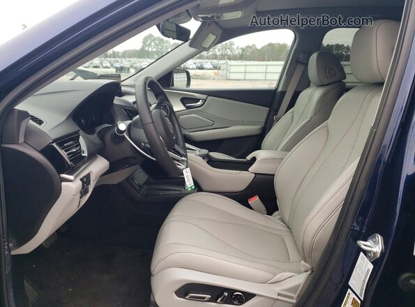 5J8TC2H57PL024242 2023 ACURA RDX Blue Widok wnętrza z przodu