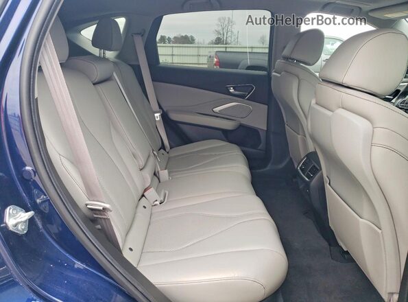 5J8TC2H57PL024242 2023 ACURA RDX Blue Widok wnętrza z tyłu