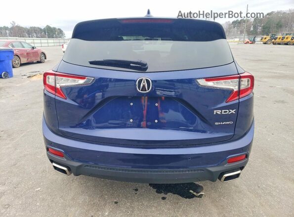 5J8TC2H57PL024242 2023 ACURA RDX Blue Widok z tyłu