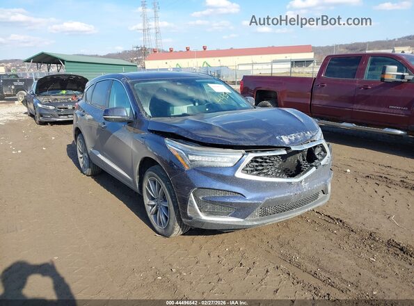 5J8TC2H5XML024439 2021 ACURA RDX Blue Przód prawy