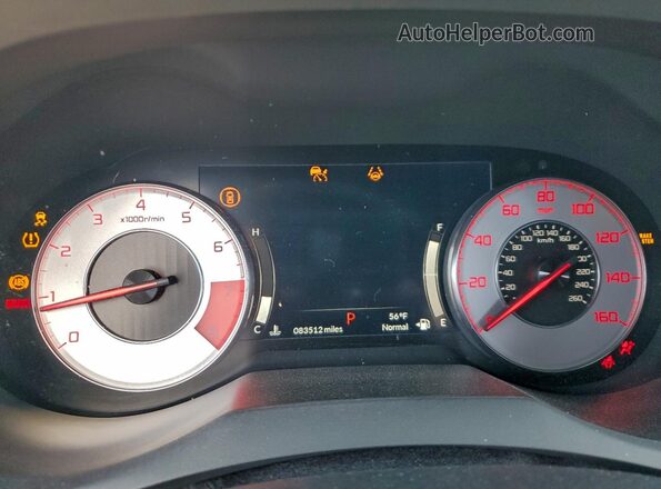 5J8TC2H60PL003094 2023 ACURA RDX Maroon Vista del cuadro de instrumentos