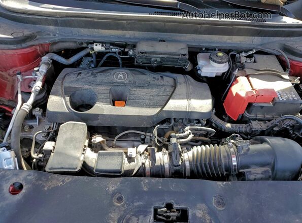 5J8TC2H60PL003094 2023 ACURA RDX Maroon Vista del compartimento del motor
