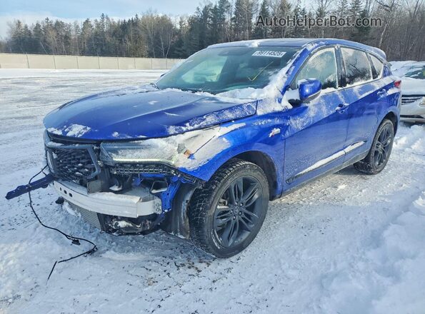 5J8TC2H61RL800649 2024 ACURA RDX Blue Передня ліва чверть