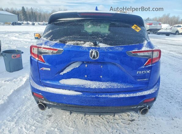 5J8TC2H61RL800649 2024 ACURA RDX Blue Вид ззаду