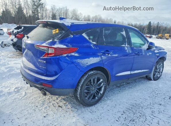5J8TC2H61RL800649 2024 ACURA RDX Blue Задня права чверть