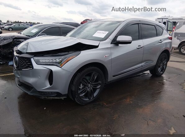 5J8TC2H67PL001939 2023 ACURA RDX Silver Vista tres cuartos delantera izquierda