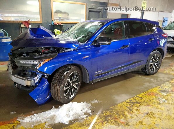 5J8TC2H85SL010682 2025 ACURA RDX Blue წინა მარცხენა ხედი სამი მეოთხედიდან