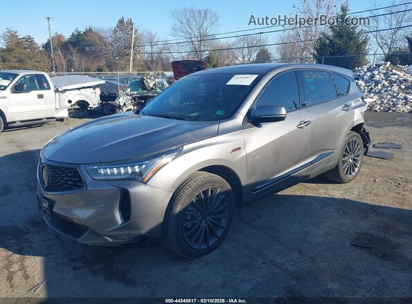 5J8TC2H8XPL022897 2023 ACURA RDX Gray Vista tres cuartos delantera izquierda