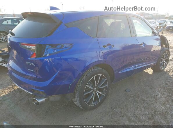 5J8TC2H8XSL007096 2025 ACURA RDX Синий Задняя правая четверть