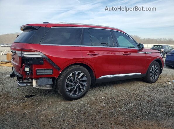 5LM5J6WC7SGL31409 2025 LINCOLN AVIATOR Красный Задняя правая четверть
