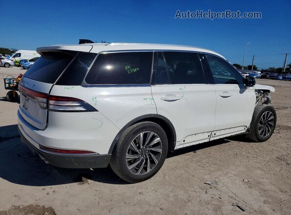 5LM5J6WC9SGL14613 2025 LINCOLN AVIATOR Белый Задняя правая четверть