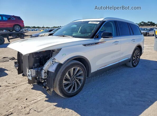 5LM5J6WC9SGL14613 2025 LINCOLN AVIATOR Белый Передняя левая четверть