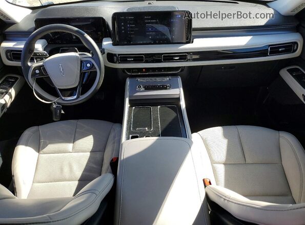 5LM5J6WC9SGL14613 2025 LINCOLN AVIATOR Белый Вид панели приборов