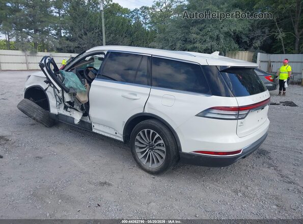 5LM5J7WC1MGL16316 2021 LINCOLN AVIATOR Белый Задняя левая четверть