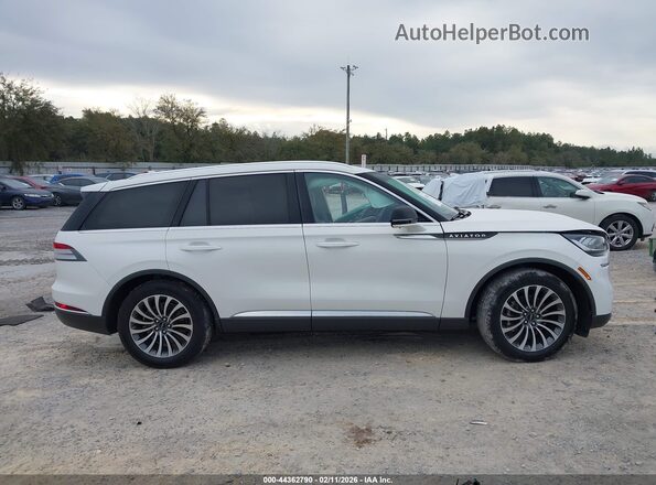 5LM5J7WC1MGL16316 2021 LINCOLN AVIATOR Белый Вид задней части салона