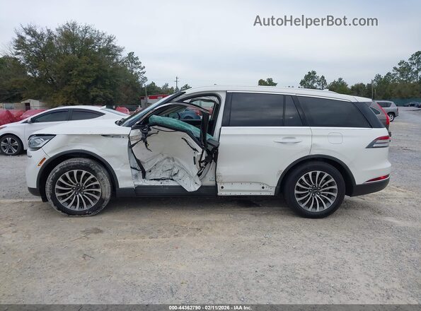 5LM5J7WC1MGL16316 2021 LINCOLN AVIATOR Белый Панорамный вид салона 360°