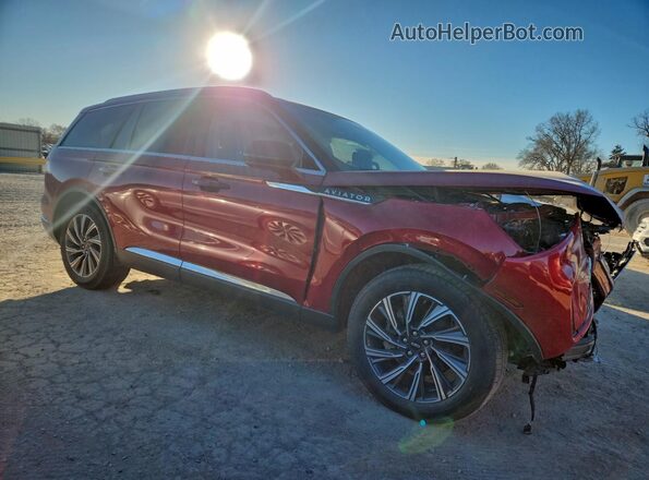 5LM5J7WC3SGL06321 2025 LINCOLN AVIATOR Красный Передняя правая четверть