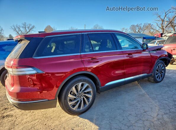5LM5J7WC3SGL06321 2025 LINCOLN AVIATOR Красный Задняя правая четверть