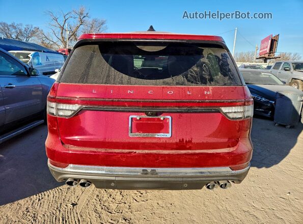 5LM5J7WC3SGL06321 2025 LINCOLN AVIATOR Красный Вид сзади