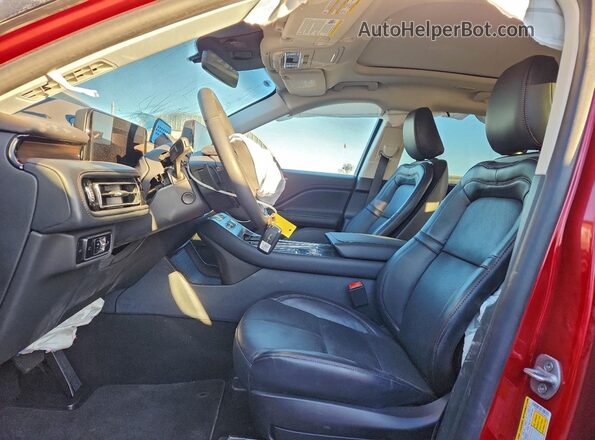 5LM5J7WC3SGL06321 2025 LINCOLN AVIATOR Красный Вид салона спереди