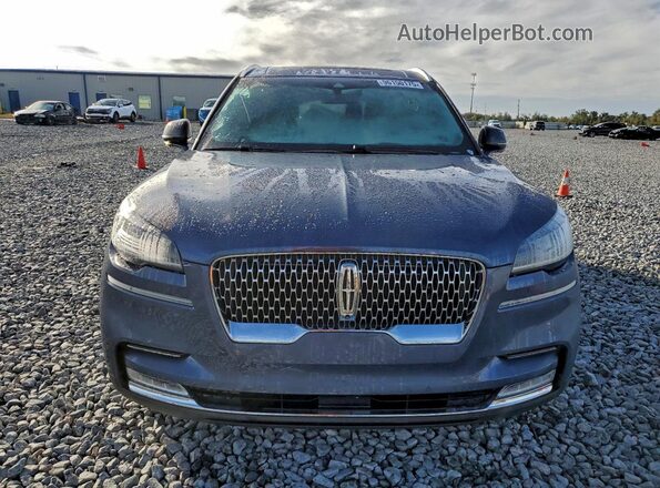 5LM5J7WC4MGL05455 2021 LINCOLN AVIATOR Blue Front view